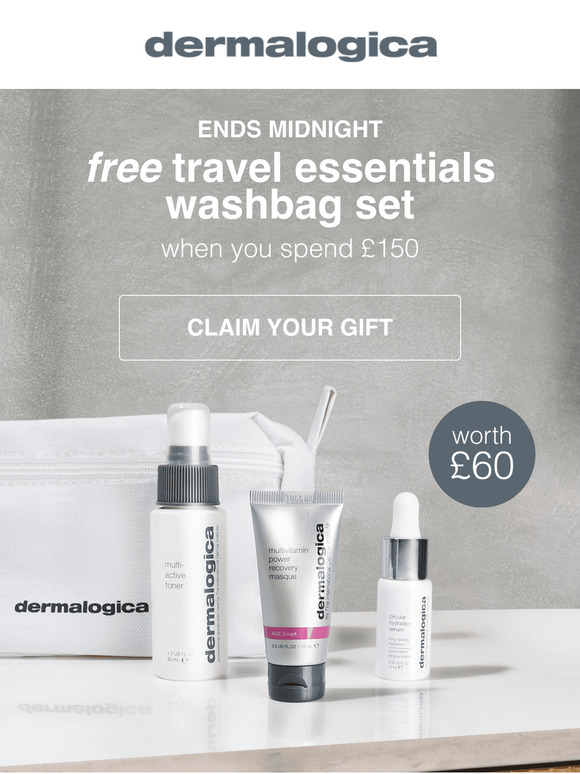 Free Washbag Set - Ends Soon!