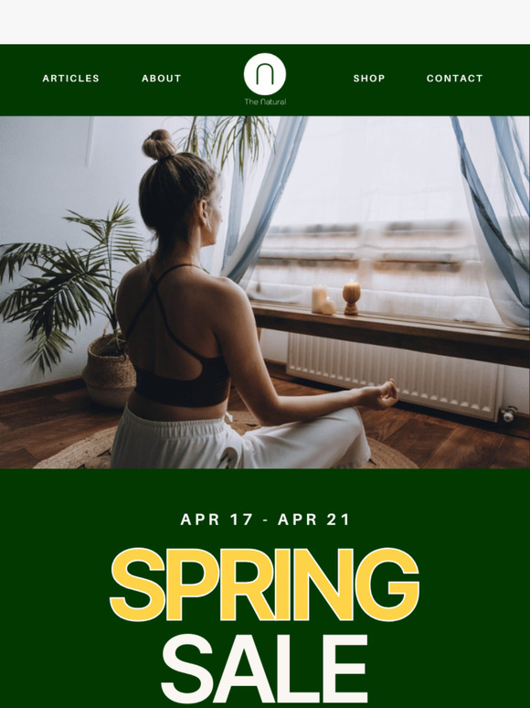 Spring Into Wellness — 15% Off Everything You Love 🌸