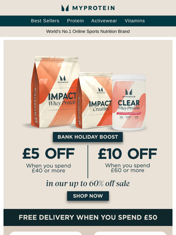 £10 off your order is ending soon!