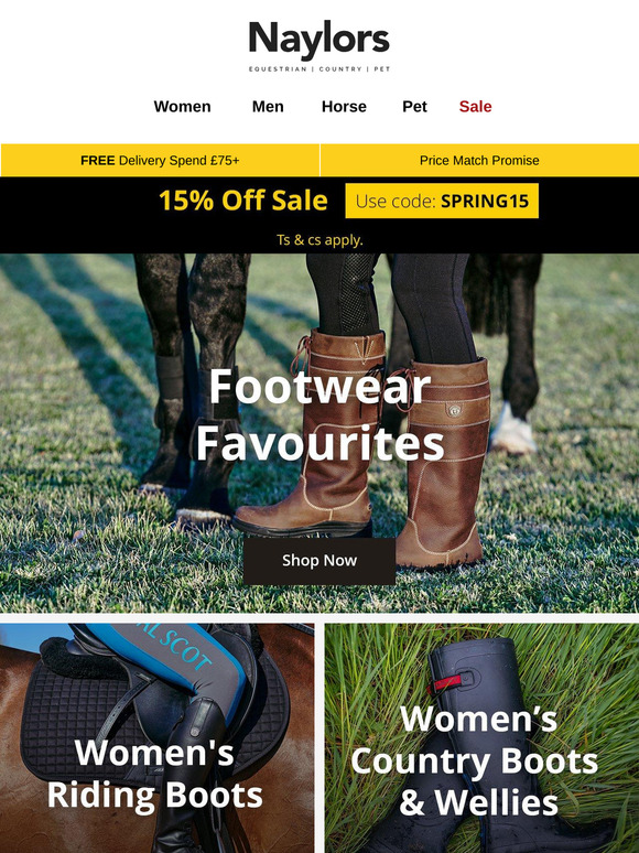 Footwear Favourites | Riding Boots, Country Boots and more