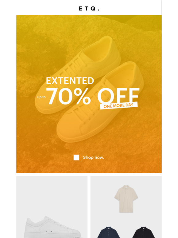 Extended by demand: Easter Sale.
