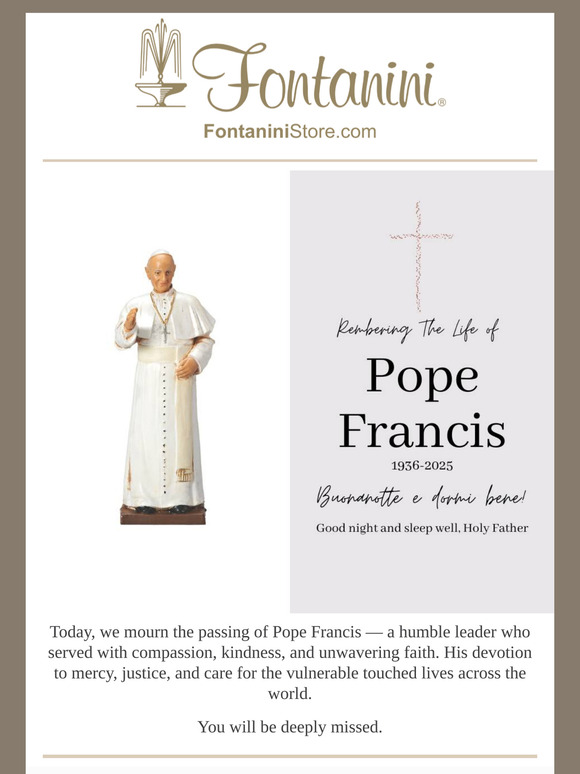 In Memory of Pope Francis