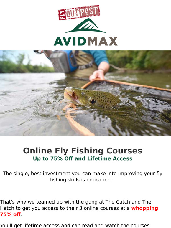 75% Off Fly Fishing Courses