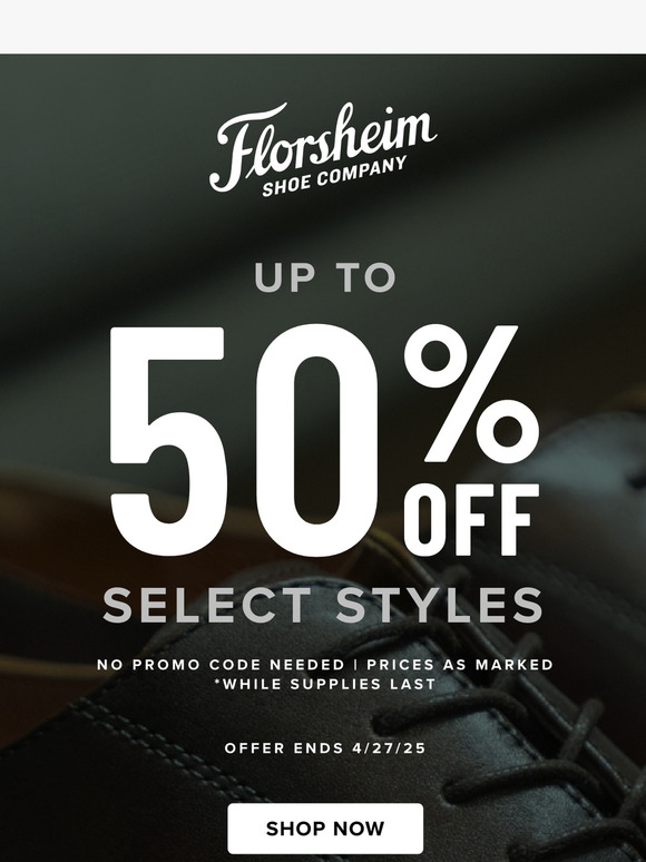 Doorbuster Deal: Up to 50% Off