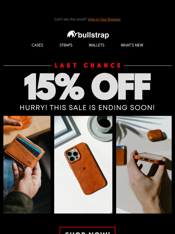 🐂 - LAST CHANCE TO GET 15% OFF SITEWIDE!