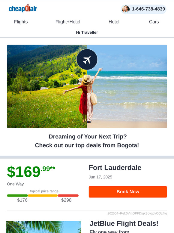 ✈ JetBlue Flight Deals!  Fly from $87.48