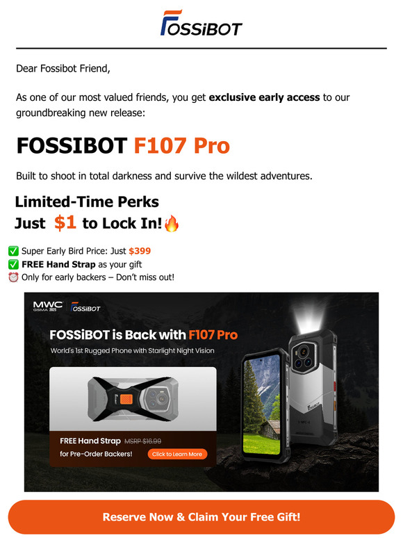🚀Exclusive First Look｜FOSSiBOT F107 Pro, Starlight Night Vision Beast