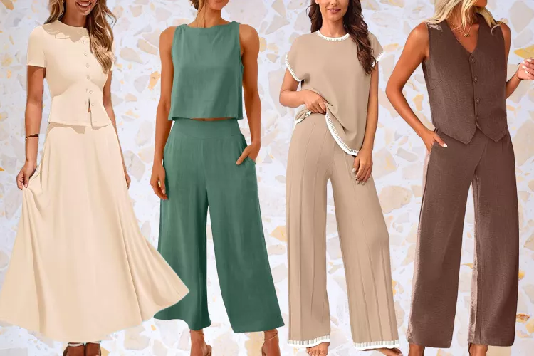 My Spring Wardrobe Consists of Matching Sets, so Naturally I'm Eyeing Amazon's Newest Travel Outfits Under $50