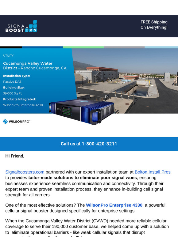 How did a water district provide improved service to 190,000+ customers?
