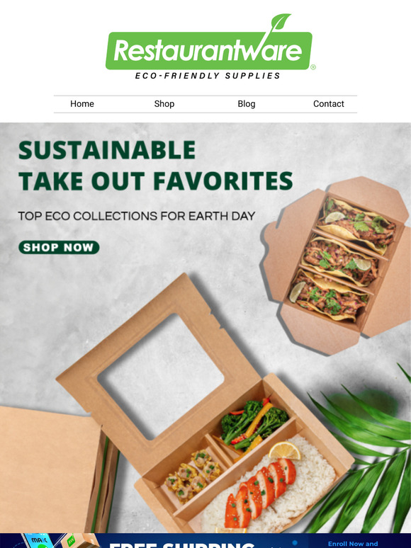 Top Take Out Looks for Earth Day (and Beyond)