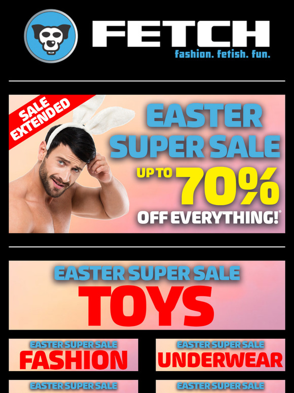 EXTENDED!! - Easter super sale just got BIGGER - up to 70% off EVERYTHING!