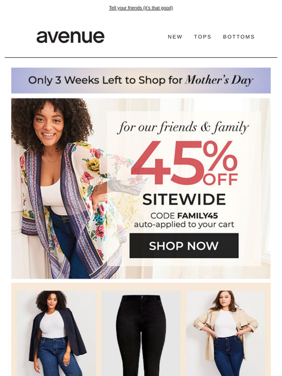 ON NOW: 45% off Sitewide!