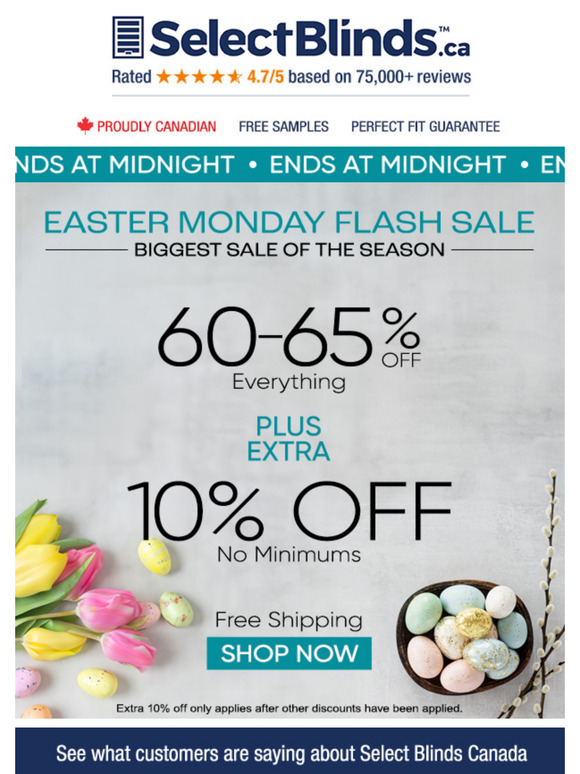 ⚡ It’s Now or Never! Easter Flash Sale ends tonight