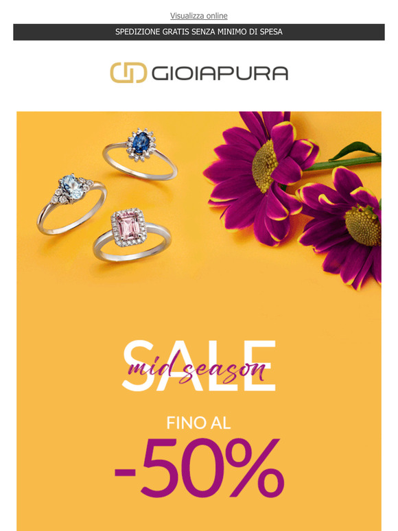 ULTIME ORE di sconti fino al -50% e la spedizione è GRATIS ⏳