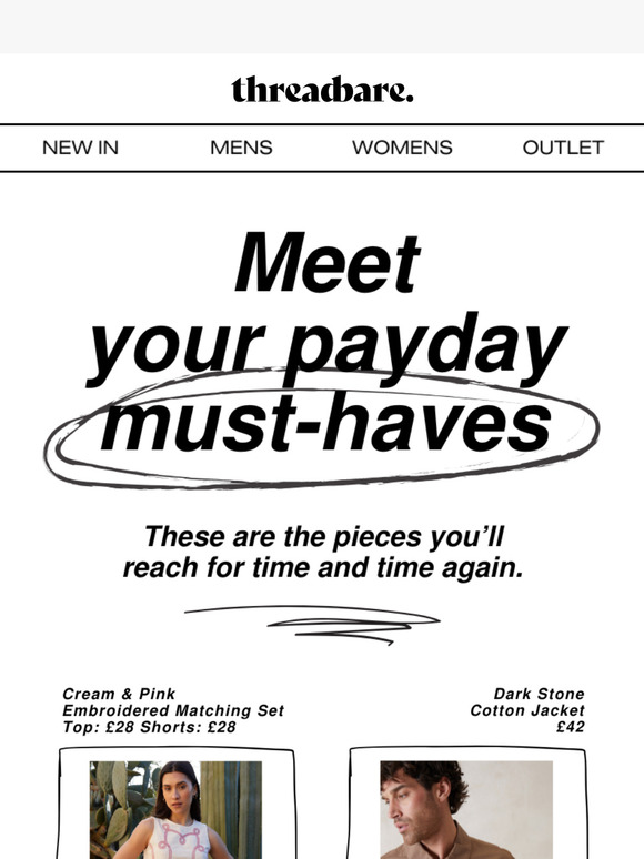 Payday Must-Haves