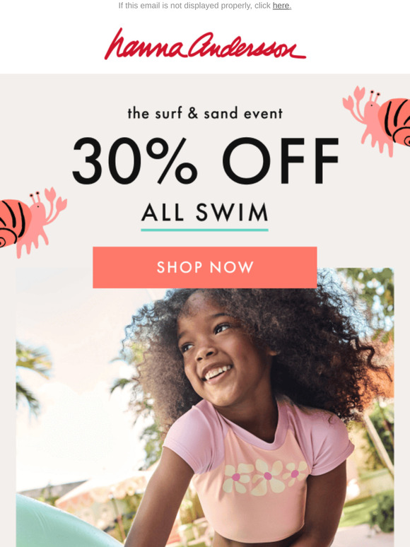 🏖️ Dive In! 30% Off ALL Swim Starts Now