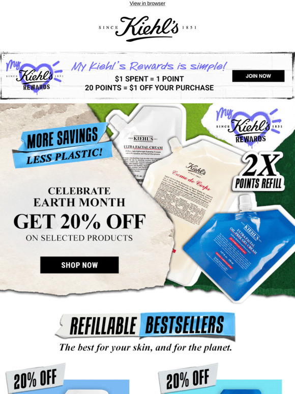 🌎 Earth Month: 20% Off + less plastic!