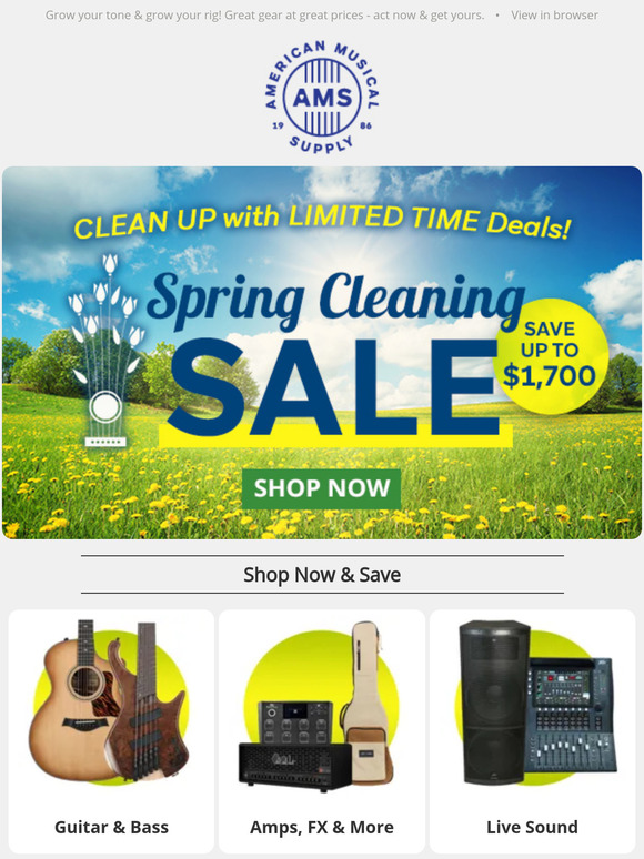 Spring Cleaning Sale 🌱 Save Up to $1700 for a Limited Time!