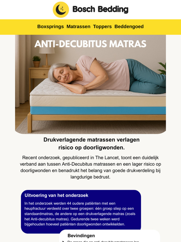 Het ANTI-DECUBITUS MATRAS!