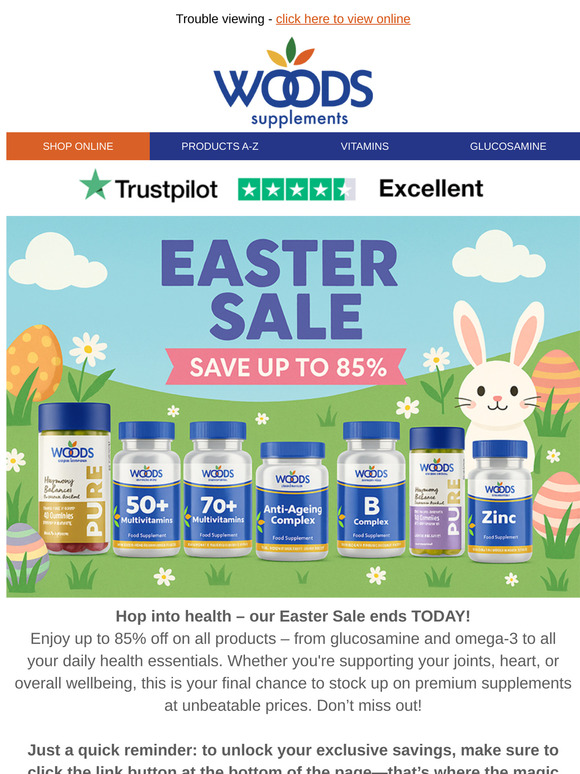 🐇 Up to 85% Off ENDS Today!!!