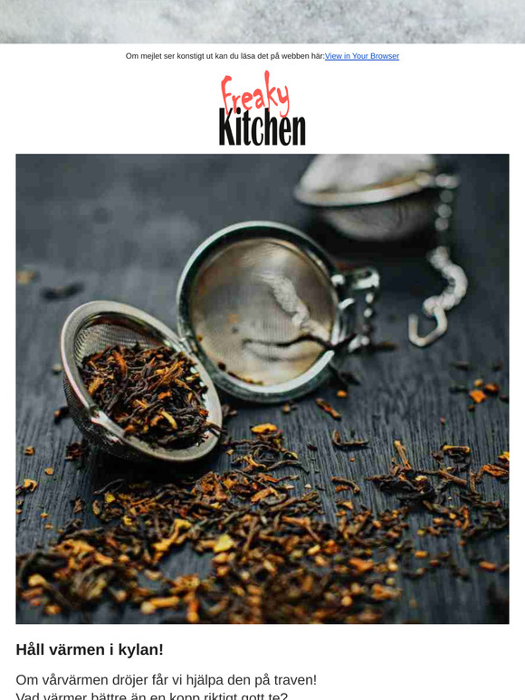 ☕Håll värmen med en kopp te