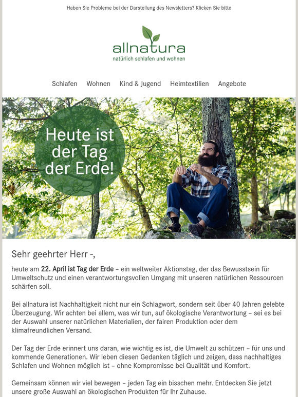 Tag der Erde: Nachhaltigkeit seit über 40 Jahren! 🌍
