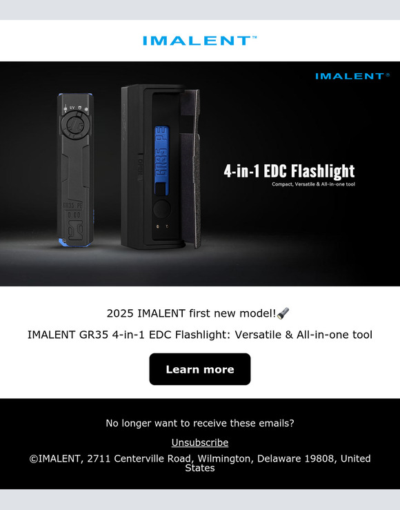 🔦2025 IMALENT first new model!
