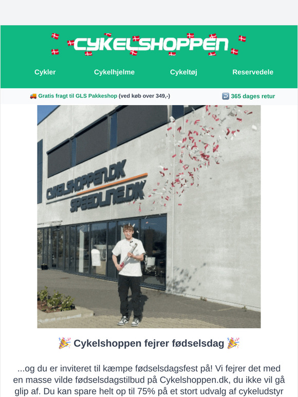 🎉 Vi har fødselsdag - spar op til 75%!