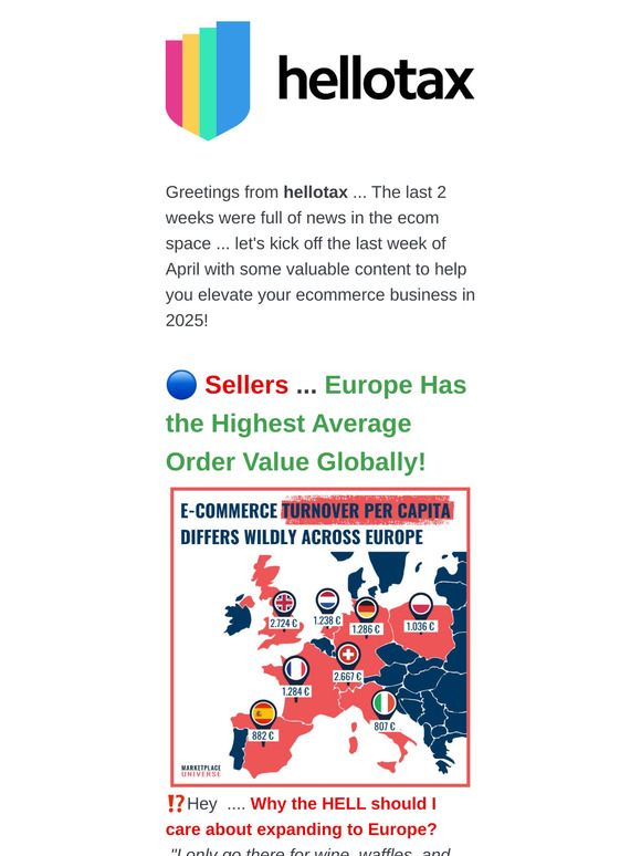 🤑 Europeans Love to Buy Quality Products