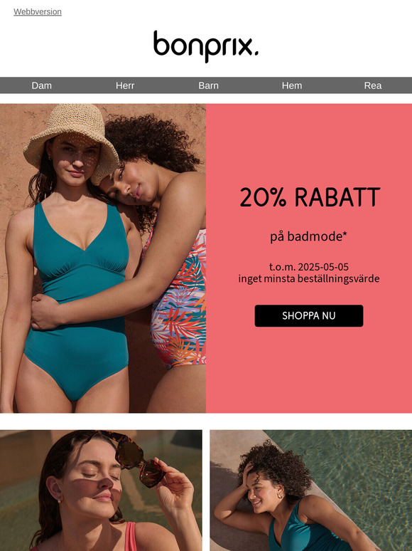 20% - en ny rabattkod väntar på dig 🩱🌴
