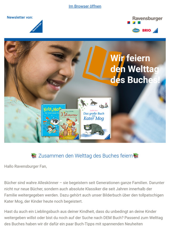 Ravensburger Bücher begeistern Generationen 📖😍