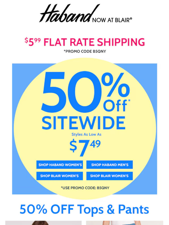 Save 50% on Fleece to Tees & ALL In Between!