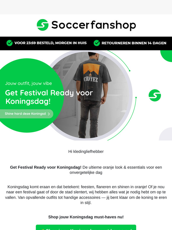 Get Festival Ready voor Koningsdag! 🧡