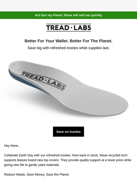 Save with Sustainable Insoles