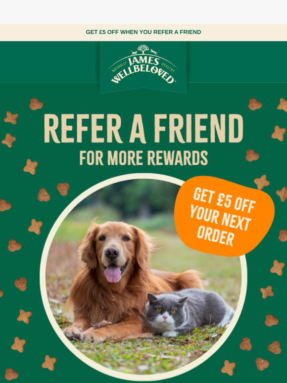 Refer a friend and earn £5