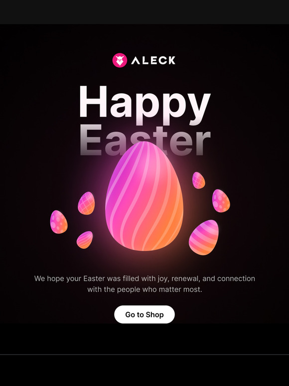 🌸Happy Easter from Aleck.io! 🐣