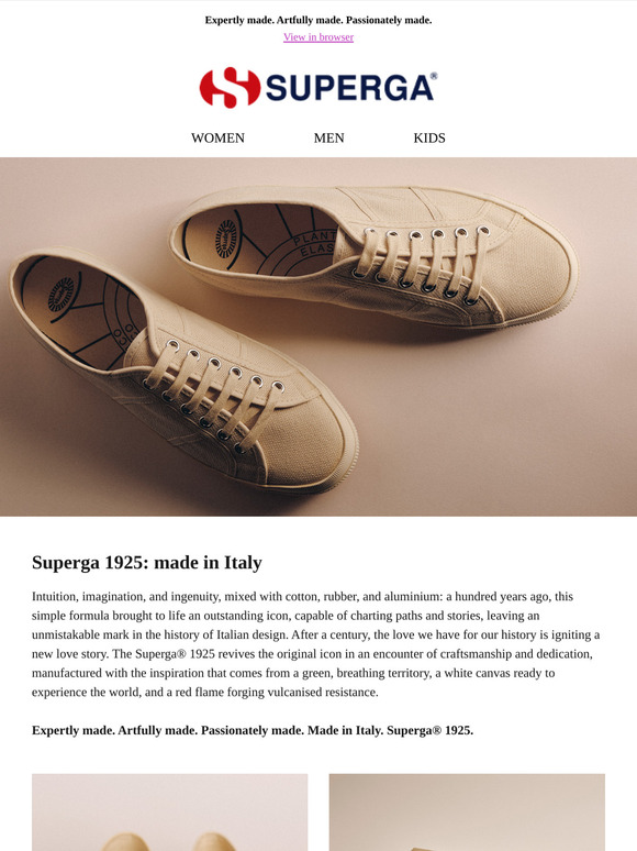 Superga 1925: made in Italy