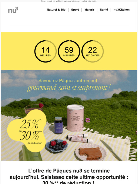🚨 —, dernière chance pour bénéficier de -30 %