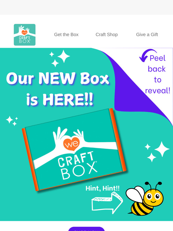 Oops! 🫣 That wasn't the new box.... THIS is the new box! Peek Inside! 👀