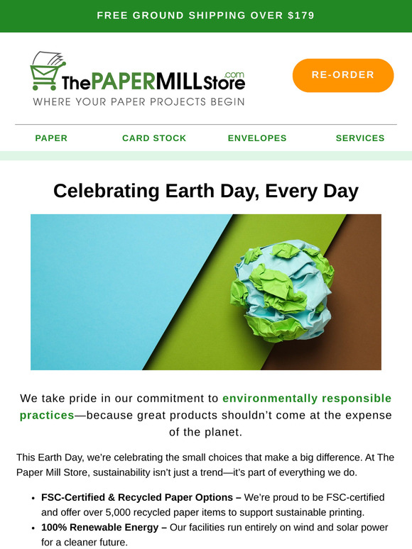 It’s Earth Day—Choose Paper That Gives Back 🌱