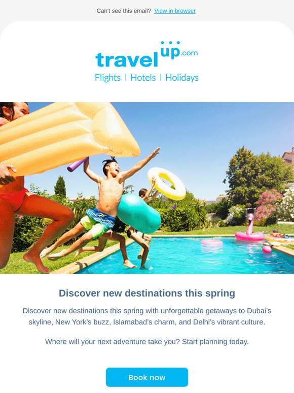 Discover new destinations this spring