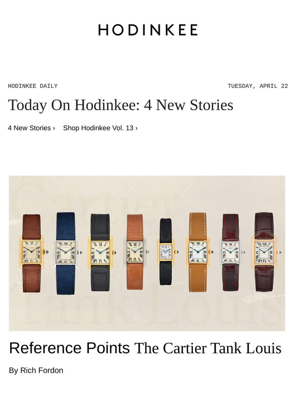 Hodinkee Daily | 04/22/2025