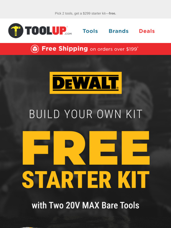 Build Your Own DeWalt Combo Kit - Save $299