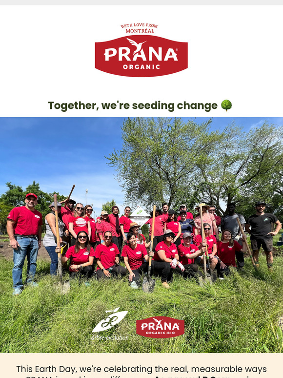 Prana’s commitment to the planet 🌍