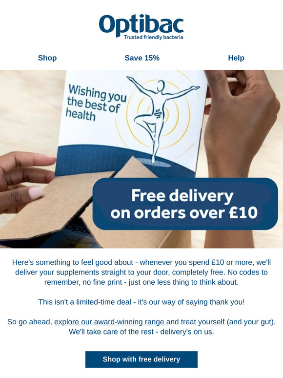Free delivery? Always. No codes, no catches. 📫
