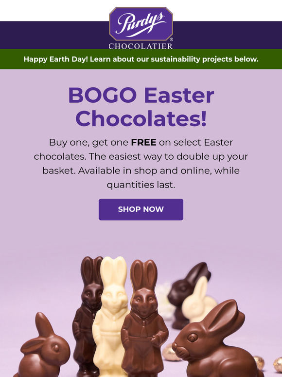 Easter BOGO now available online!