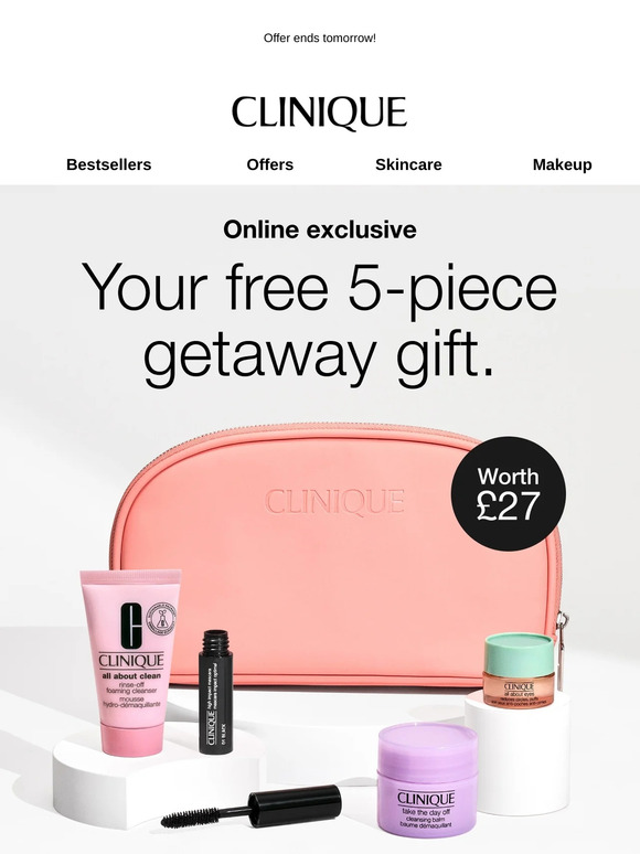 Don't miss out! Free 5-piece gift + full size
