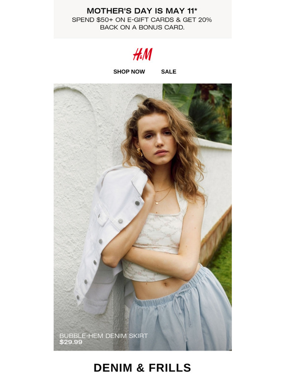 Denim & frills