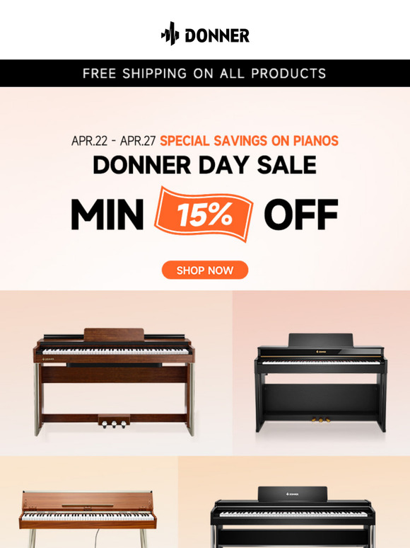 DONNER DAY IS HERE! Unlock 15% Off