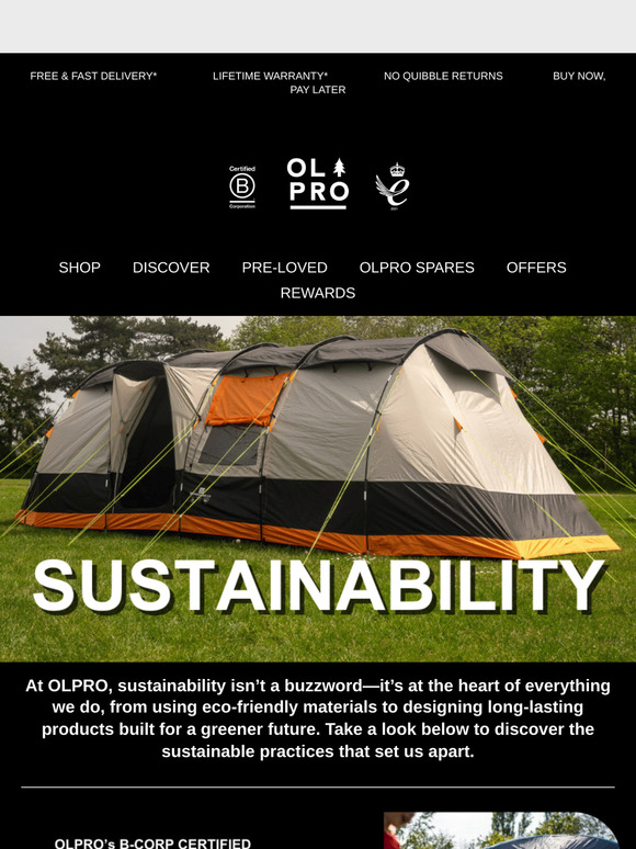The Sustainable Choice for Outdoor Gear ♻️
